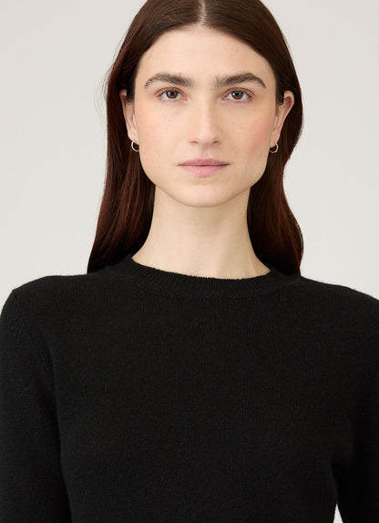 Womens Cashmere Jumper In Black Wjum8239 Bkaa