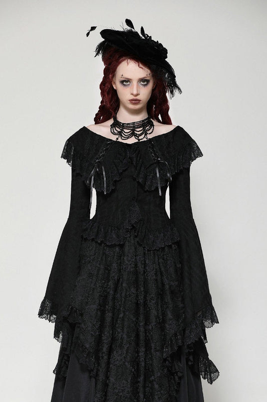 Blacks Sails Pirate Goth Blouse