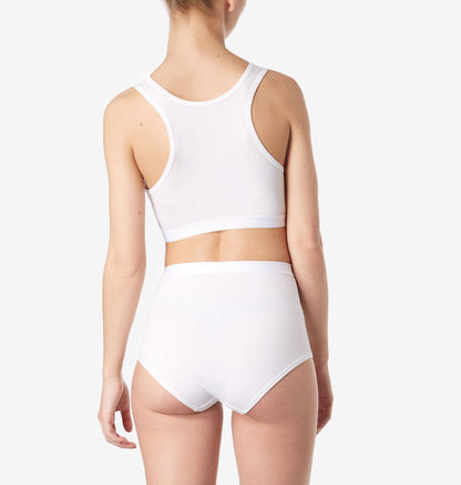 Womens Stretch Cotton Gym Pant White Wpan4508
