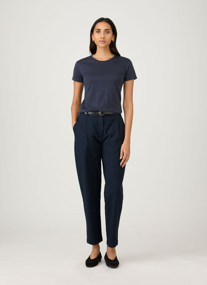 Womens Cotton Classic Tshirt Navy Wtsh0032