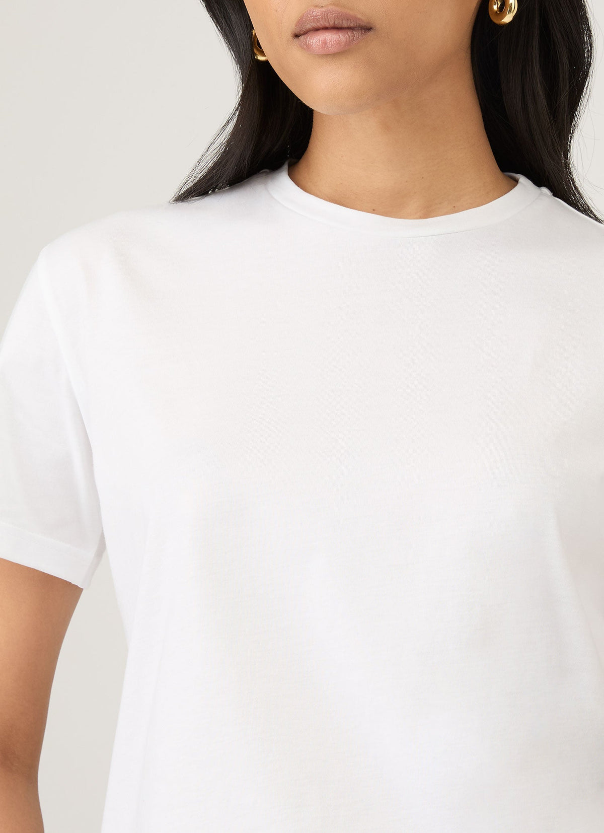 Womens Boy Fit Tshirt In White Wtsh0178 Whaa