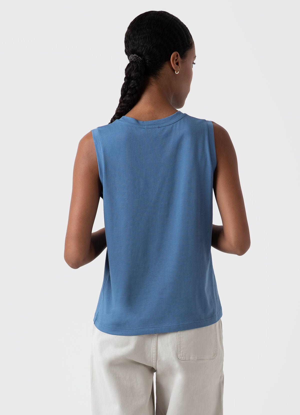 Womens Tank T Shirt In Bluestone Wtsh0129S Burv