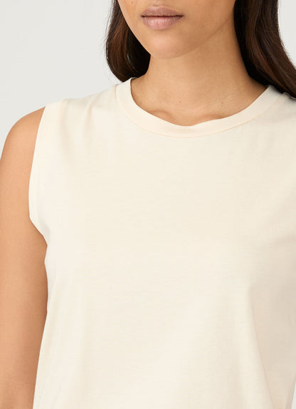 Womens Boyfit Tank T Shirt In Undyed Wtsh0129U Nuab